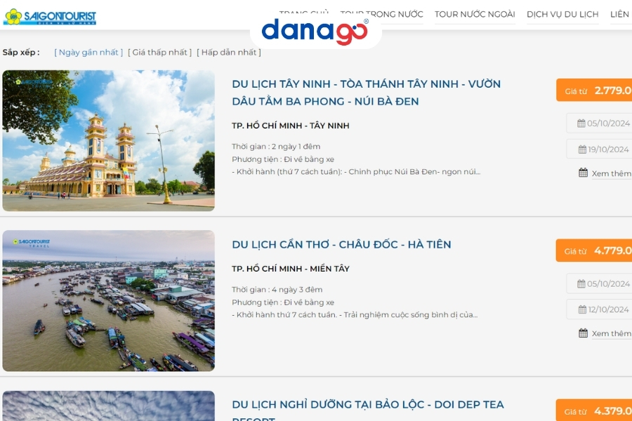 Công ty du lịch Đà Nẵng Sài Gòn Tourist