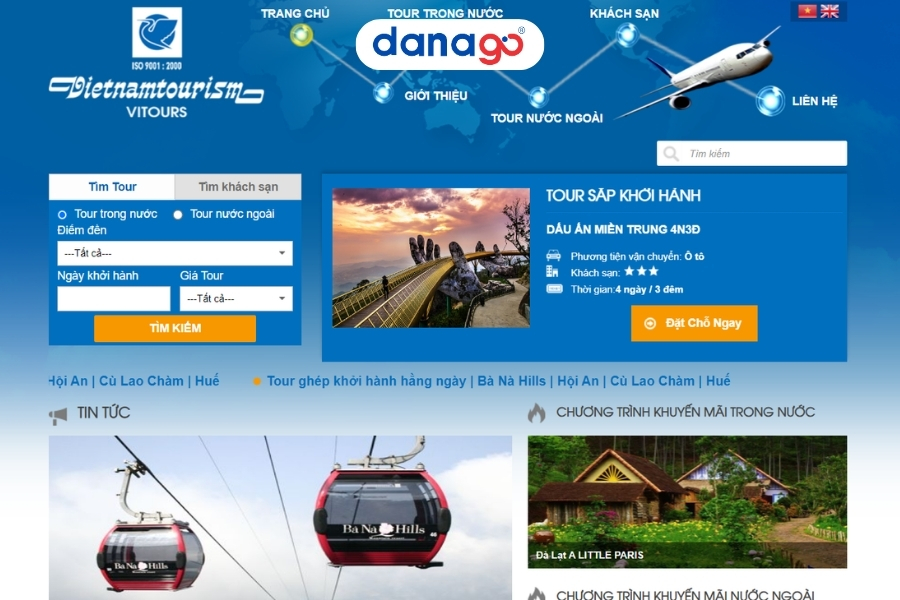 Công ty du lịch Đà Nẵng Vitours