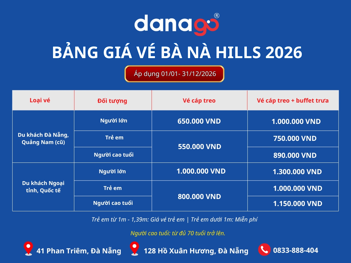 Vé Bà Nà Hills 2026