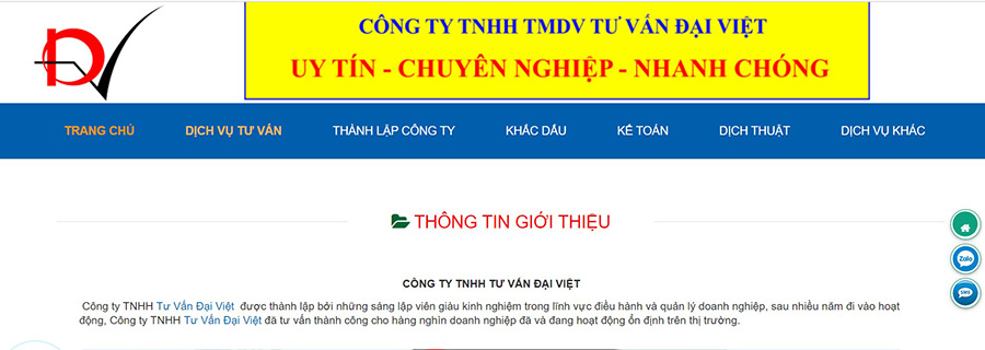 Công Ty TNHH Tư Vấn Đại Việt