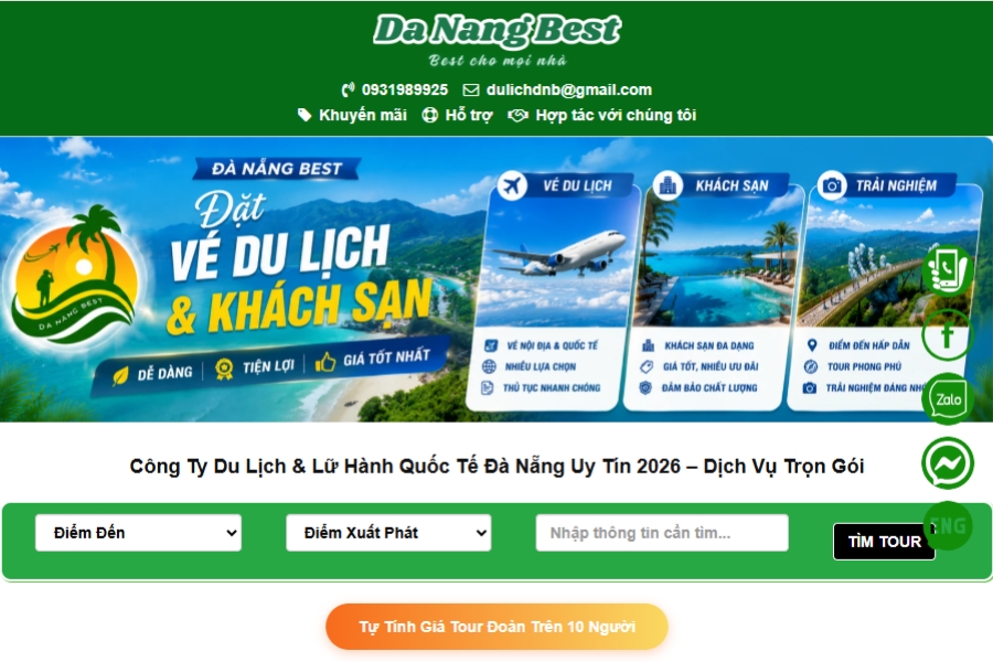Công ty du lịch Đà Nẵng Best