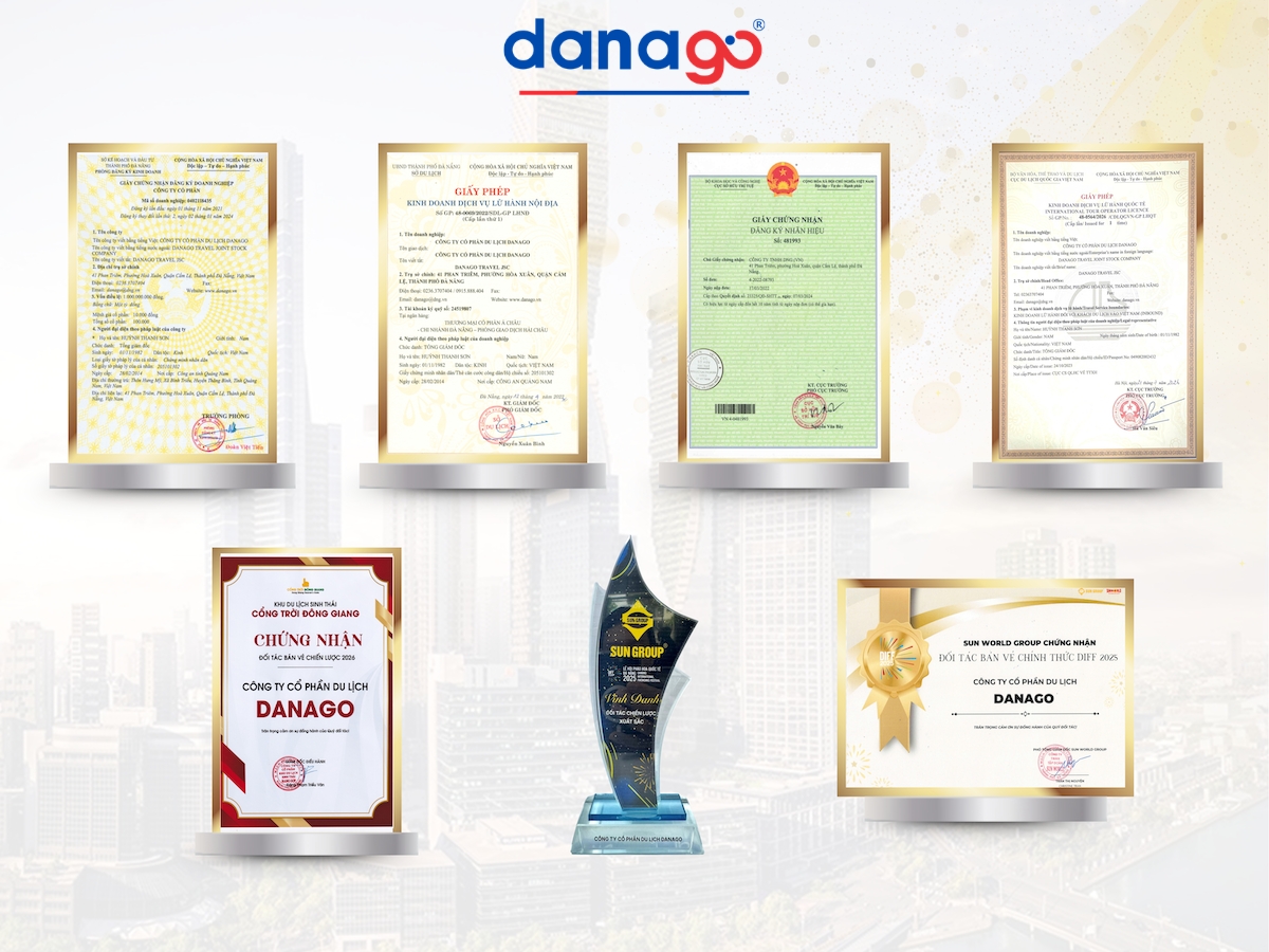 Mọi thông tin pháp lý của DANAGO đều được công khai rõ ràng trên Website.