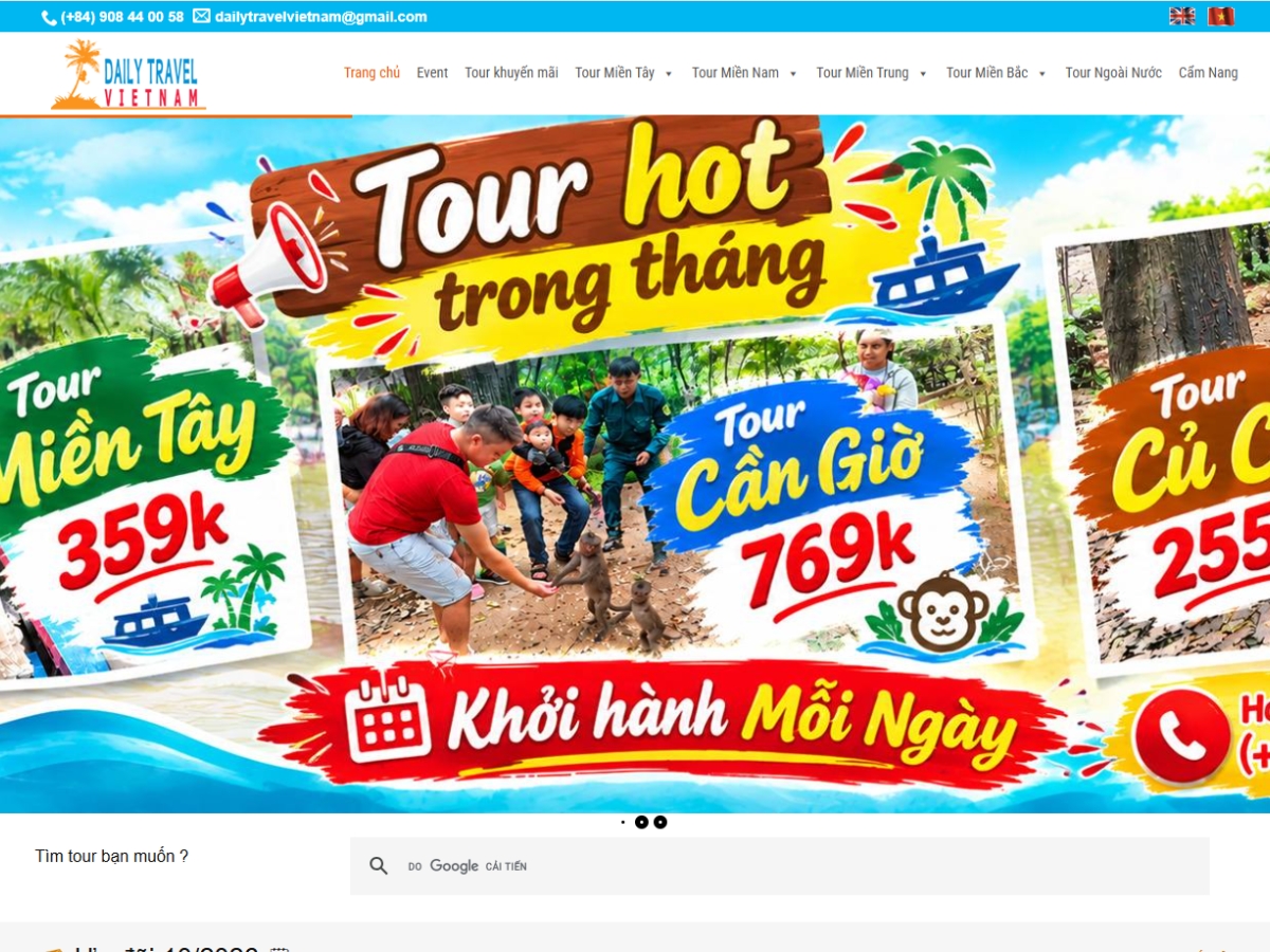 Thuê xe du lịch Đà Nẵng tại nhà xe Anh Trọng
