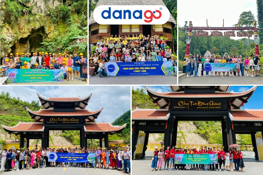 Làng văn hóa Cơ Tu trong KDl Cổng Trời Đông Giang