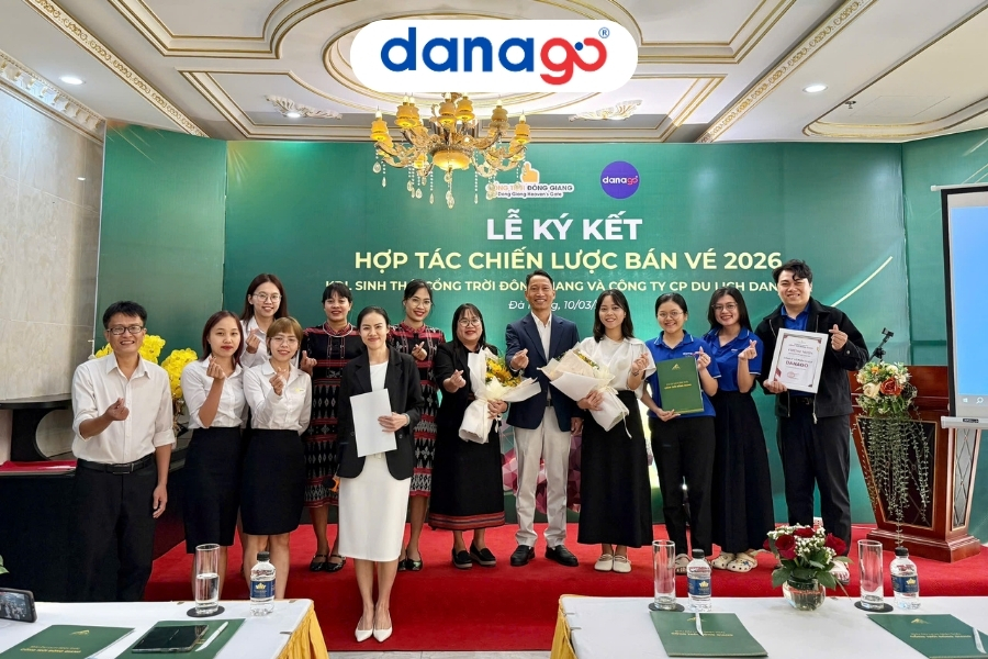DANAGO - đối tác bán vé chiến lược 2026 của Cổng Trời Đông Giang